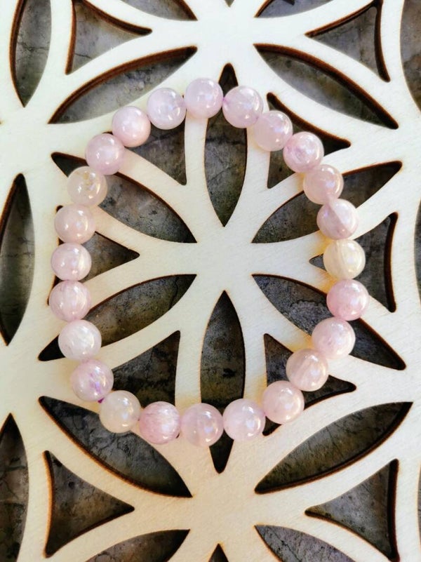 Kunzite Bracelet Boules 8mm