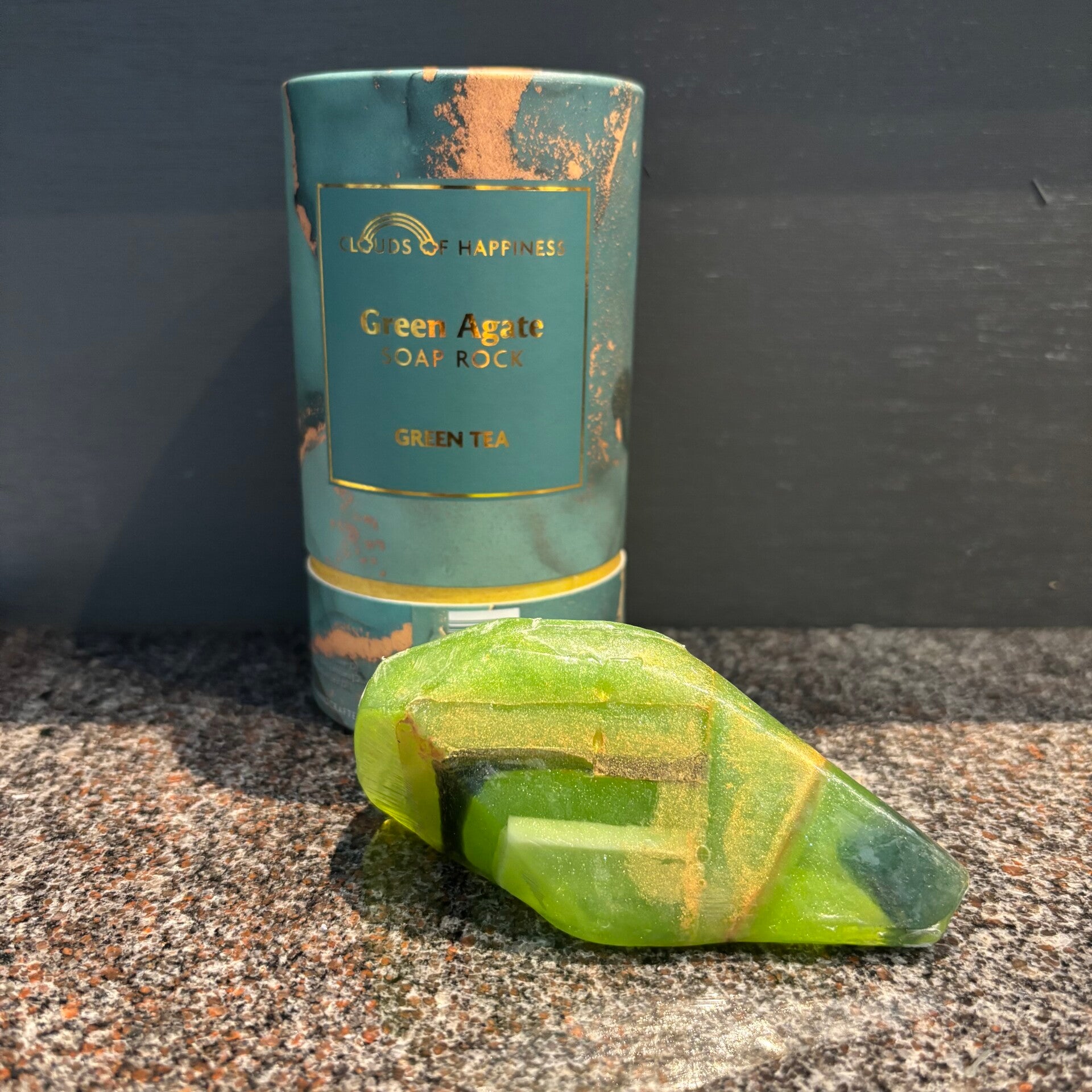 Green Agate Soap Rock Green tea