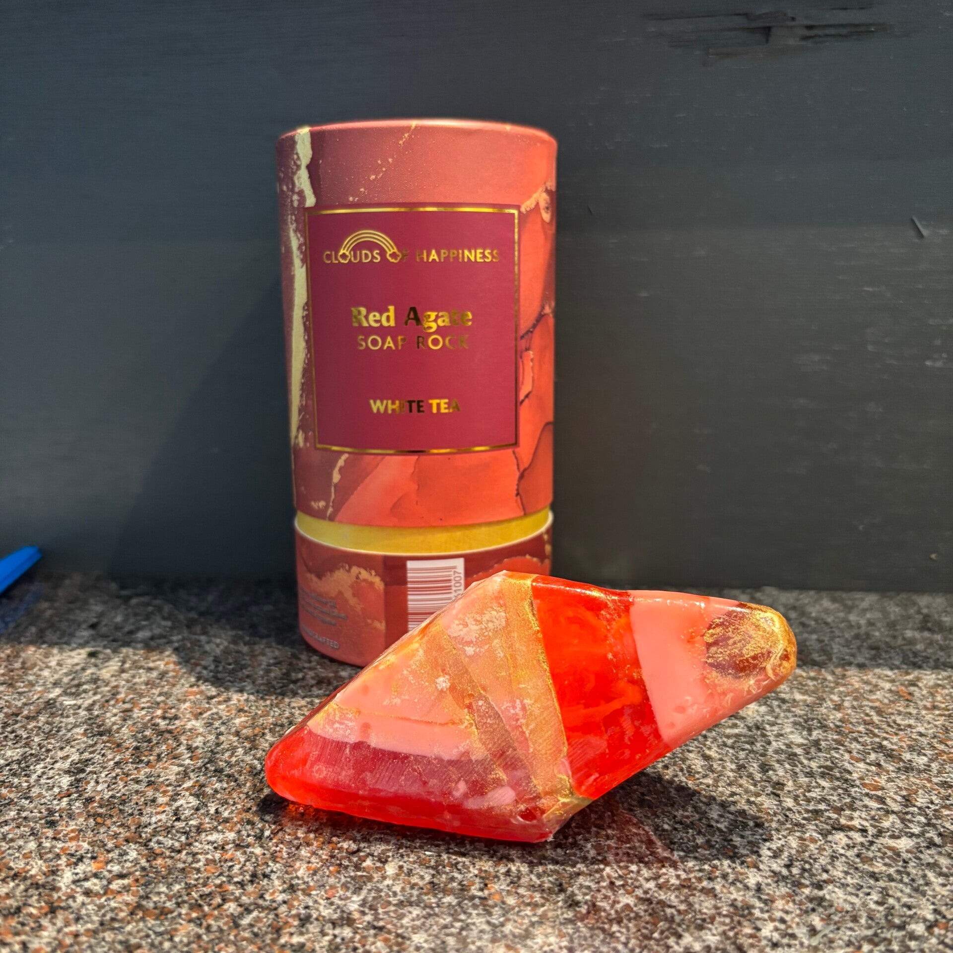 Red Agare Soap Rock White Tea