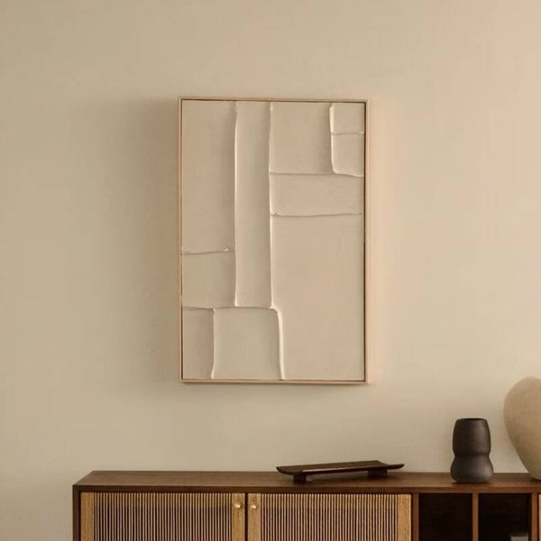 Schilderij Klis Met reliëf