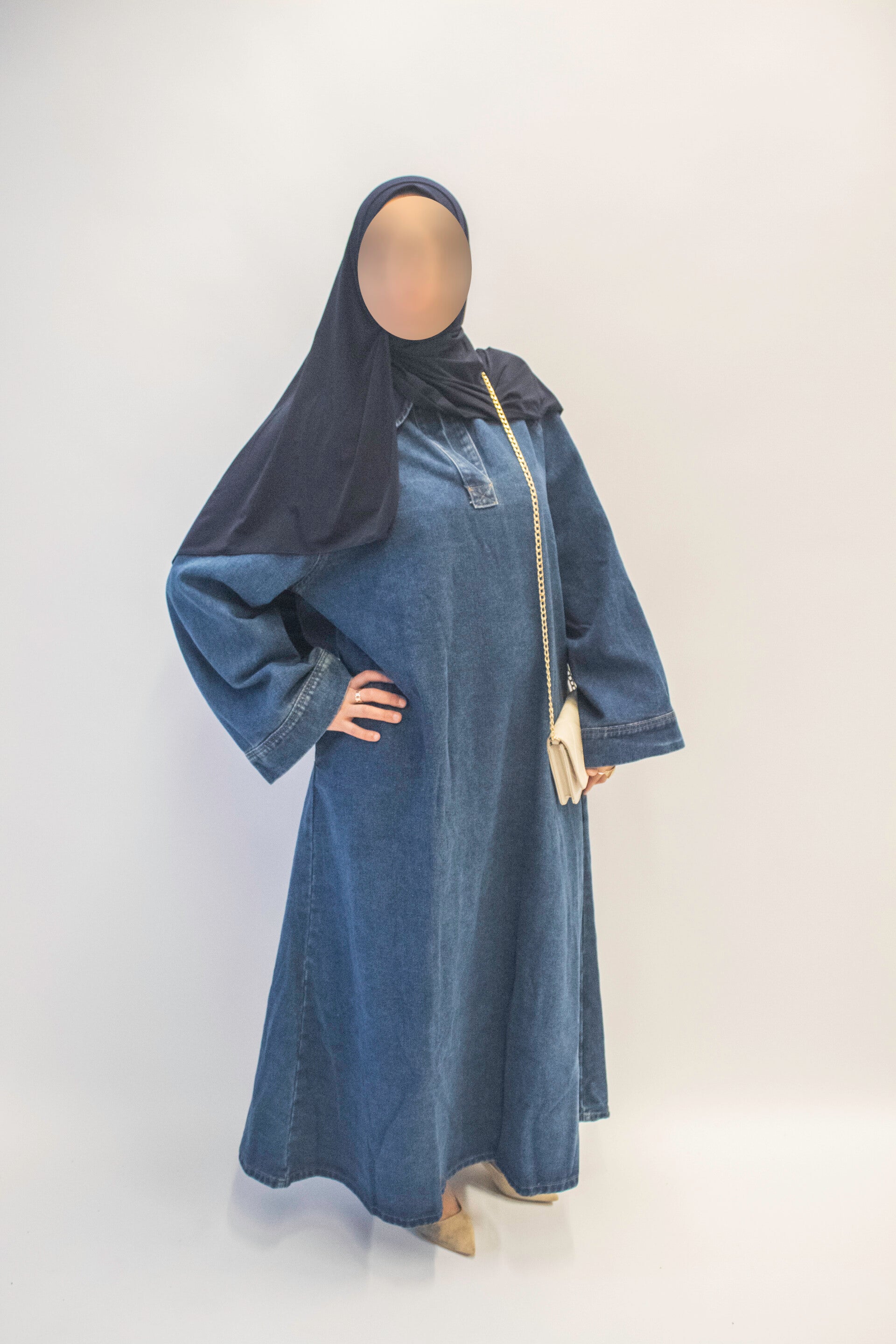 Denim dress - Blue
