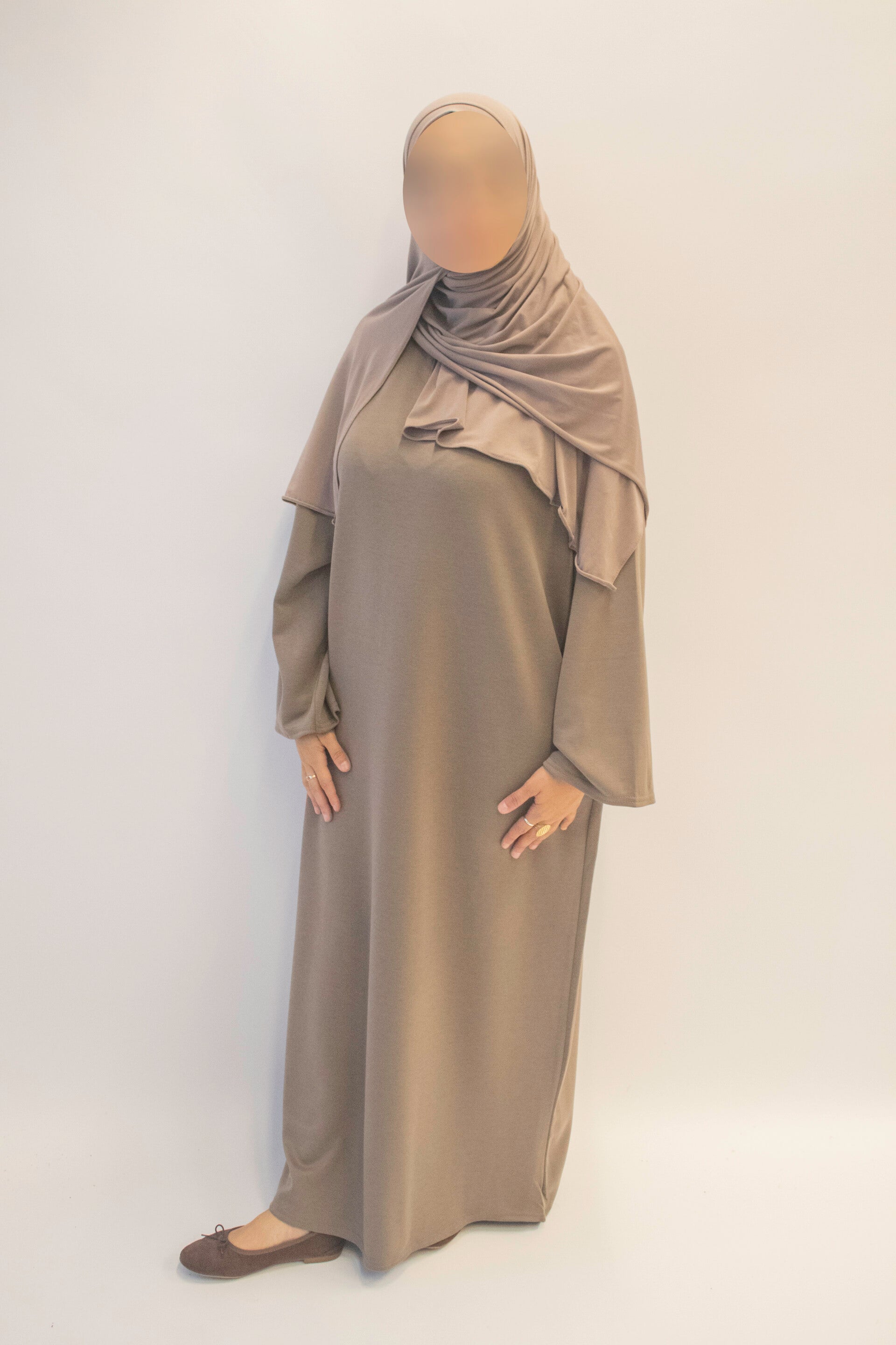 Comfy dress - Taupe