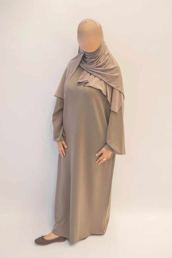 Comfy dress - Taupe