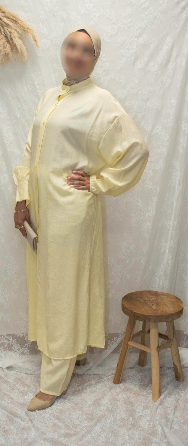 Butter yellow twinset