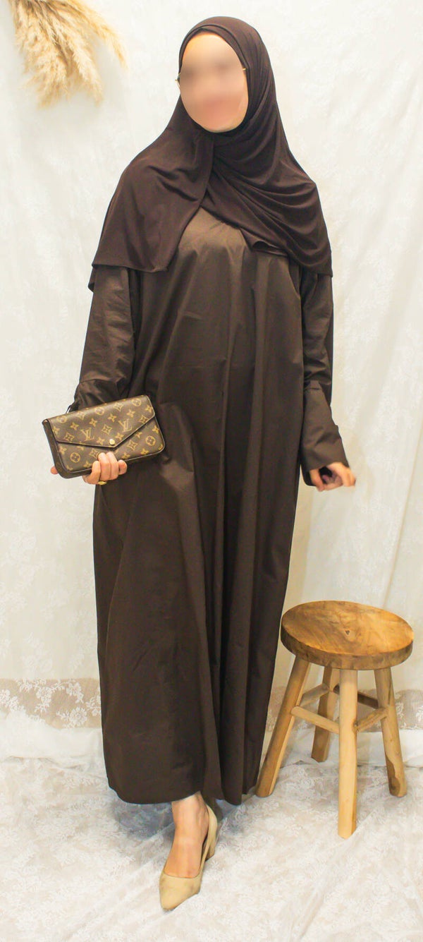 Brown Cotton maxi dress