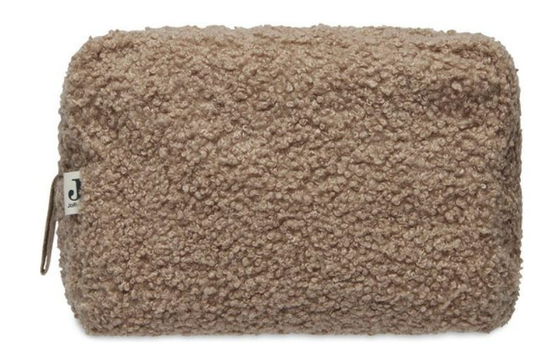 Geborduurde fluffy pennezak met naam/woord