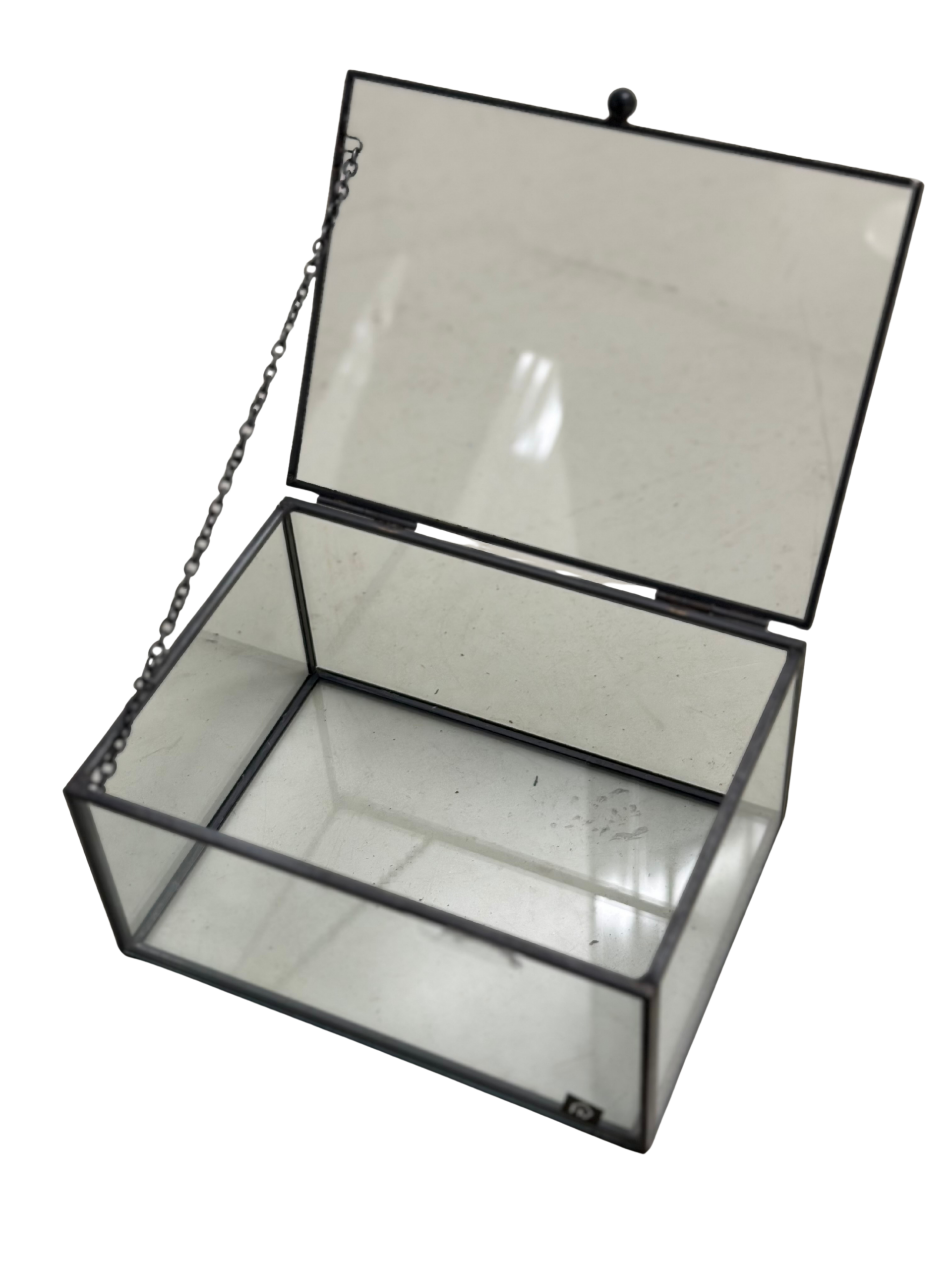 Ringendoosje rechthoek zwart