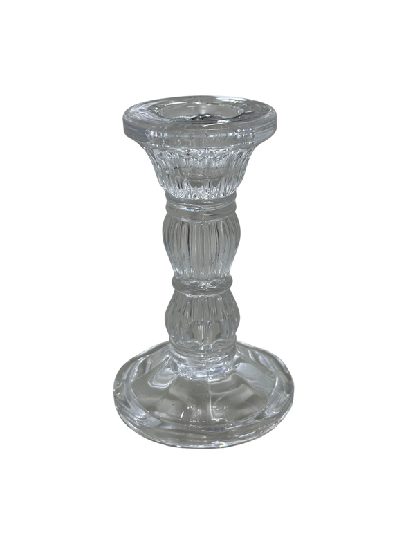 Kandelaar doorzichtig glas