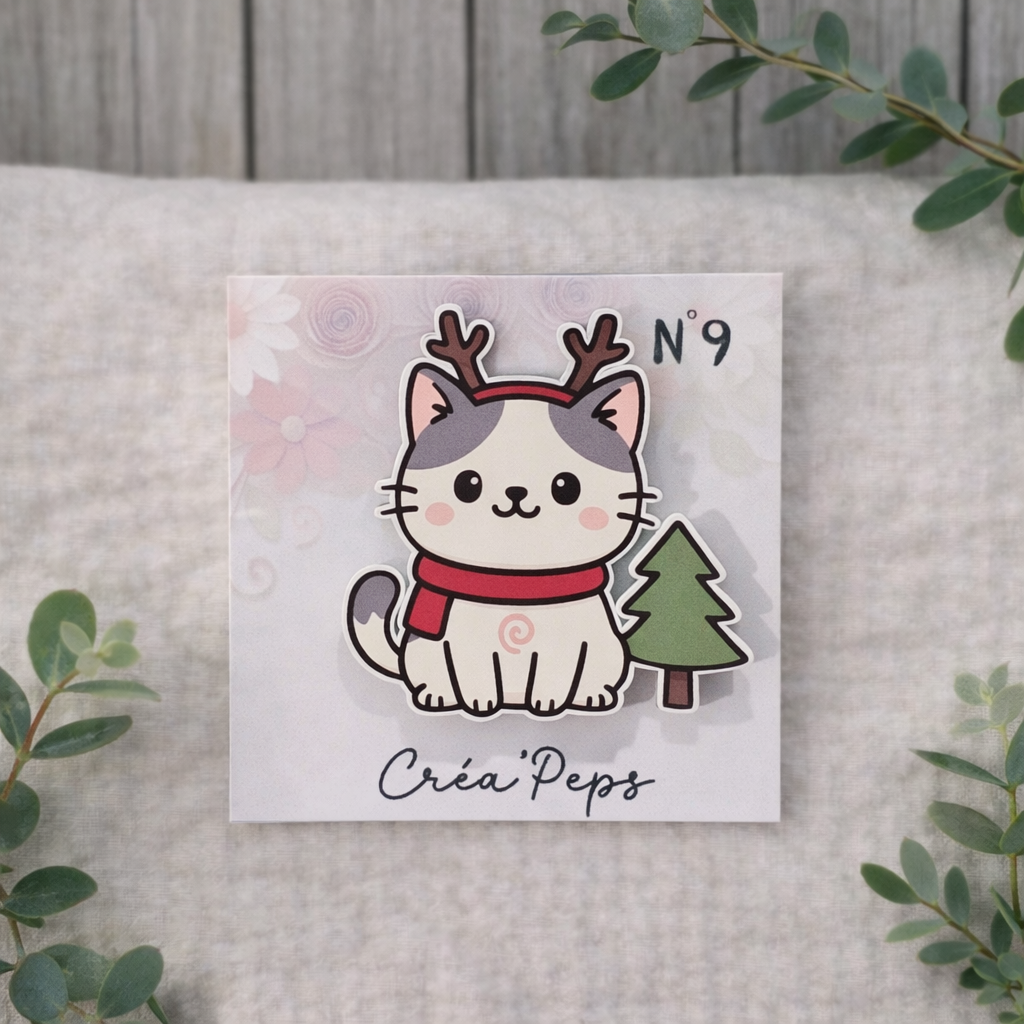 🐾 Créa’Peps n°9 – Noël “Rennes en Forêt”