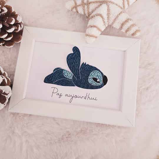 Stitch "Pas Aujourd'hui"