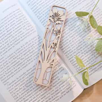 Marque-page "Floraison Graphique"