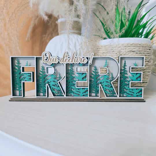 Déco à poser - Frère qui déchire - Forêt