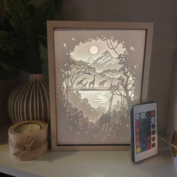 Lightbox "Safari au crépuscule"