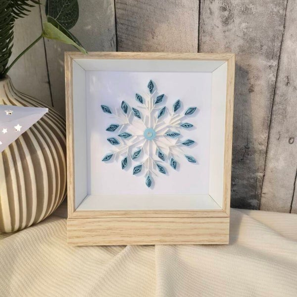 Flocon givré en quilling