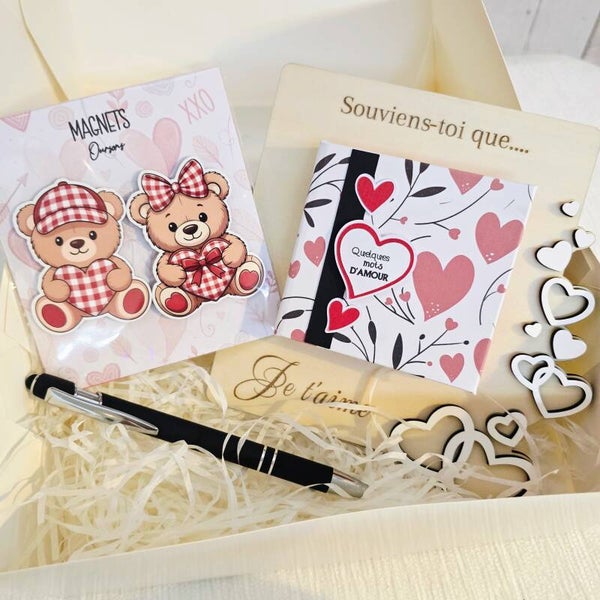 💝 Coffret cadeau « Petit mot d’amour »