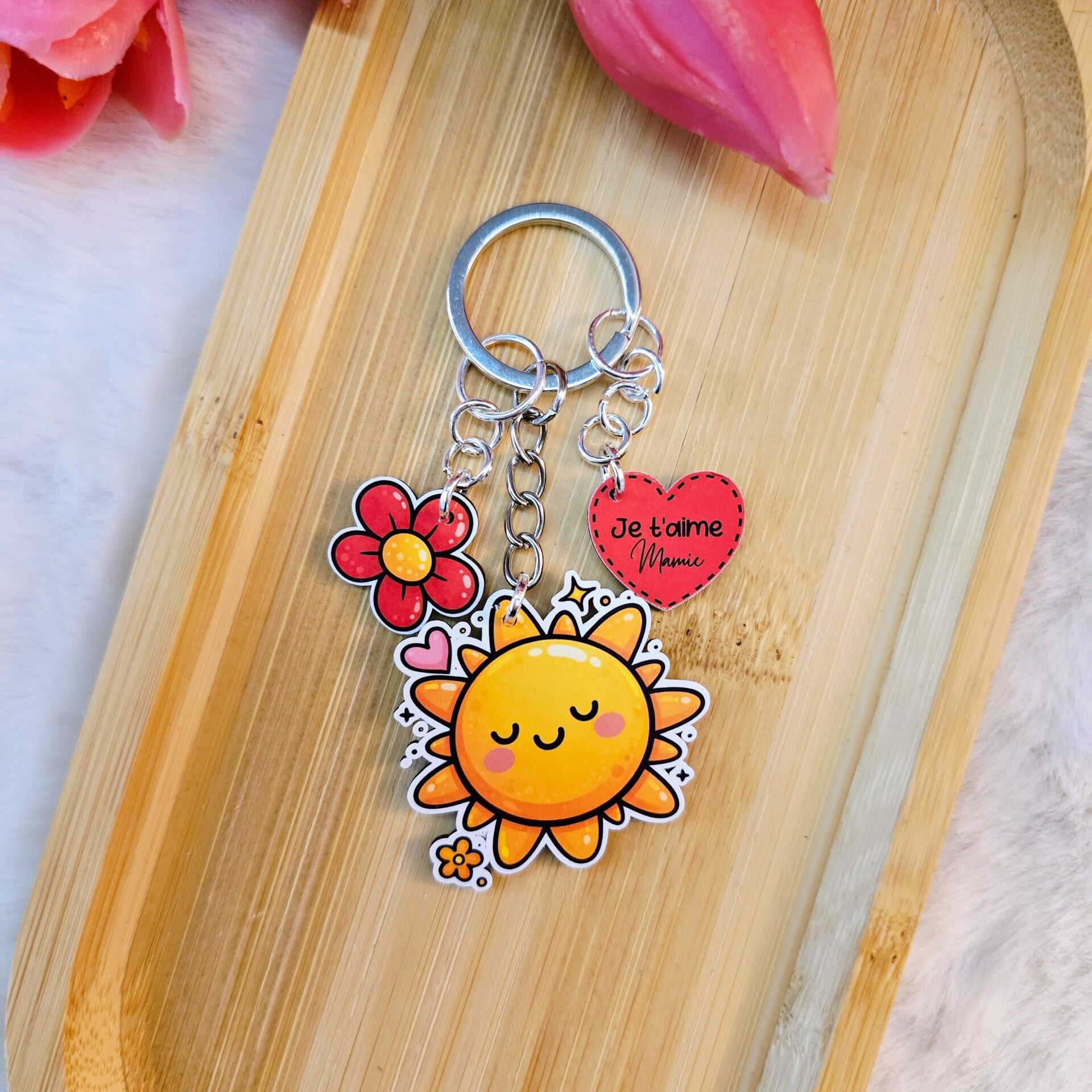 Porte-clé Soleil – Collection Color Pop