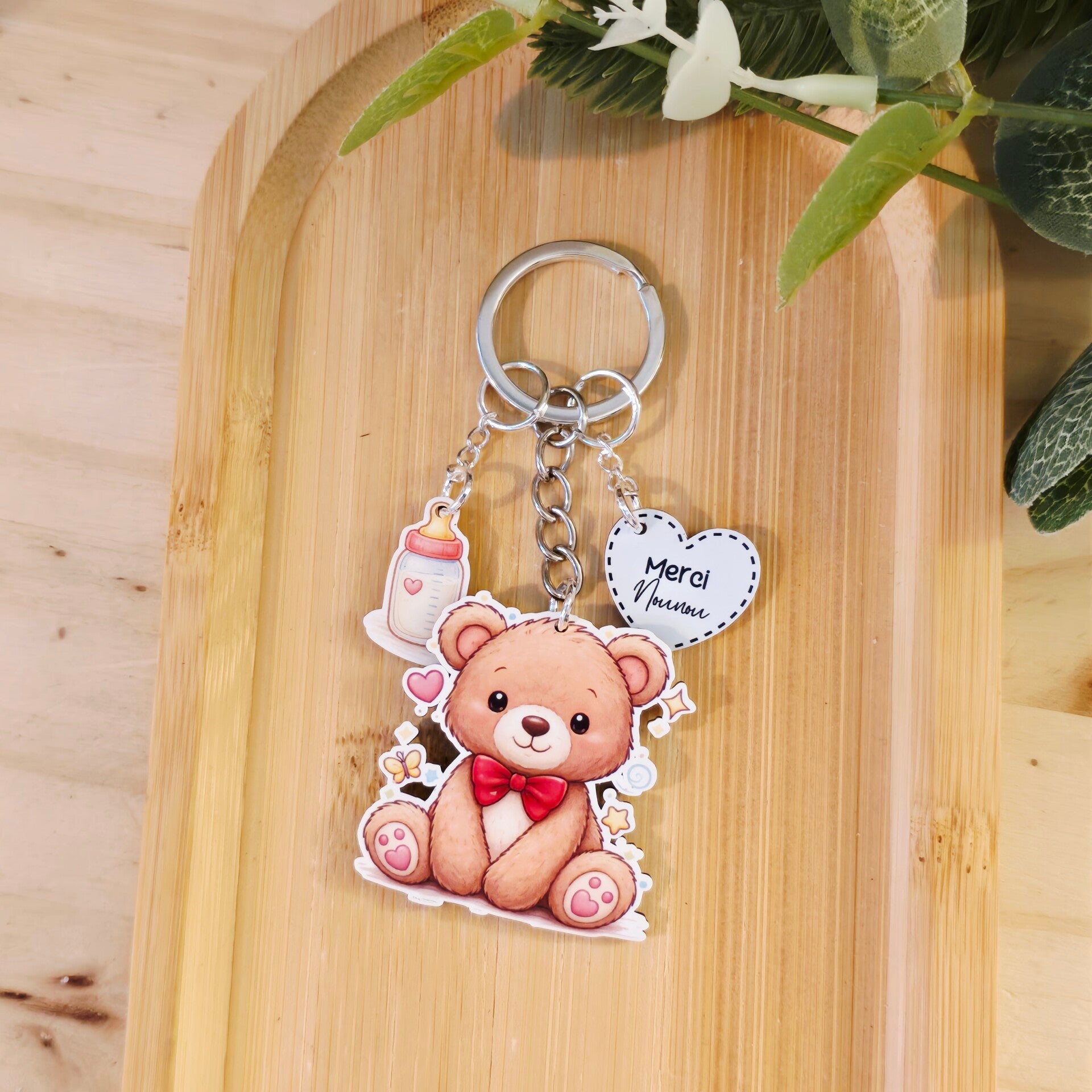 Porte-clé « Petit Ourson » – Collection Nounou
