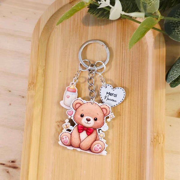 Porte-clé « Petit Ourson » – Collection Nounou