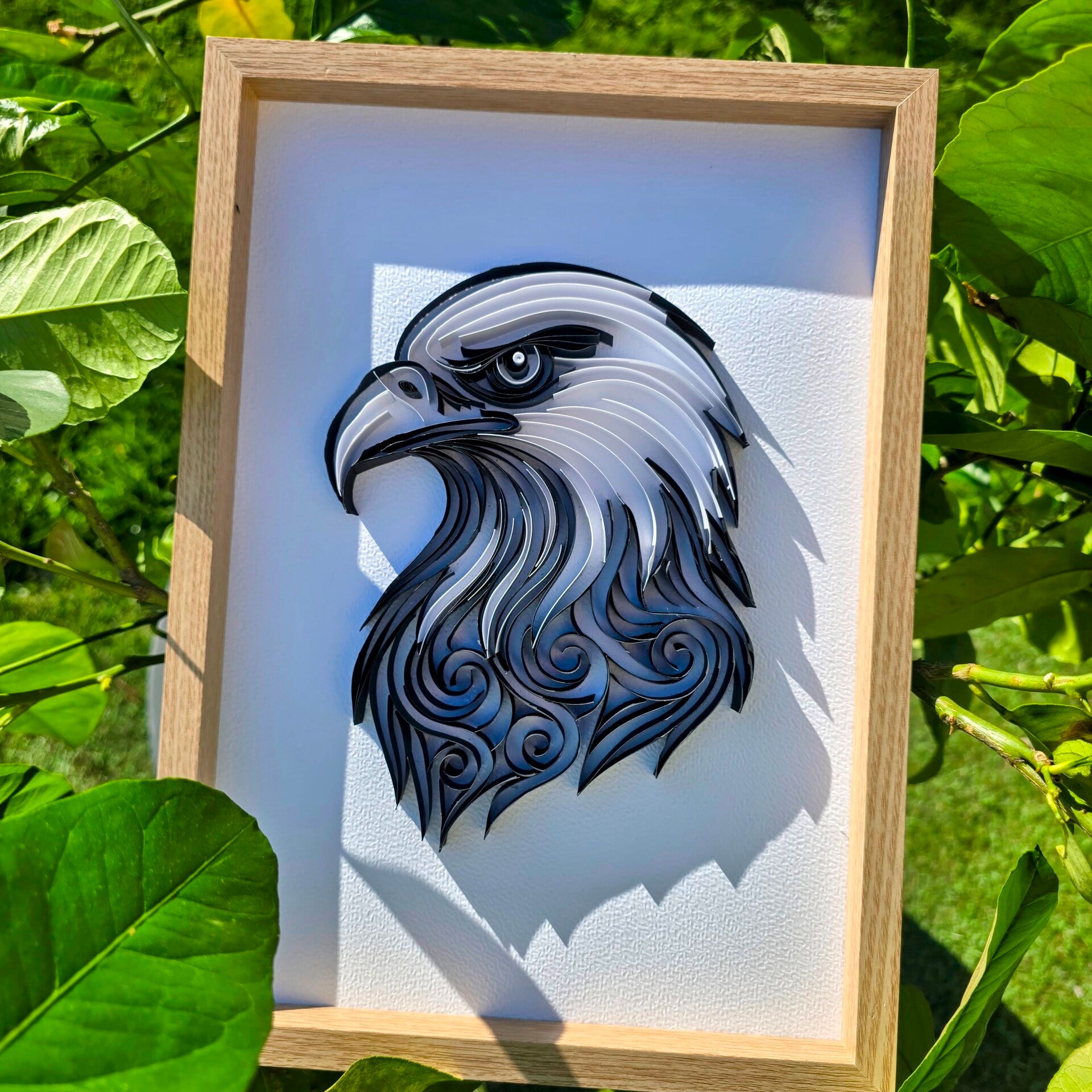 Cadre Quilling Aigle