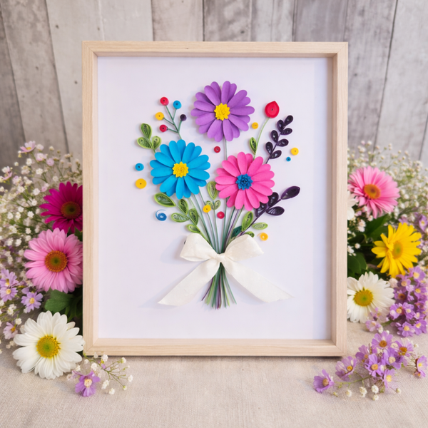 Cadre « Bouquet Color Pop » – Collection Color Pop