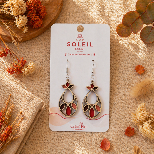 Boucles d’oreilles Soleil Élégance – Cap Soleil Éclat