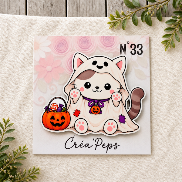 🐾 Créa’Peps n°33 – Petit Fantôme 👻🎃