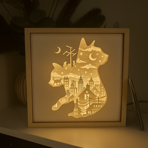 Lightbox Chat en Ville