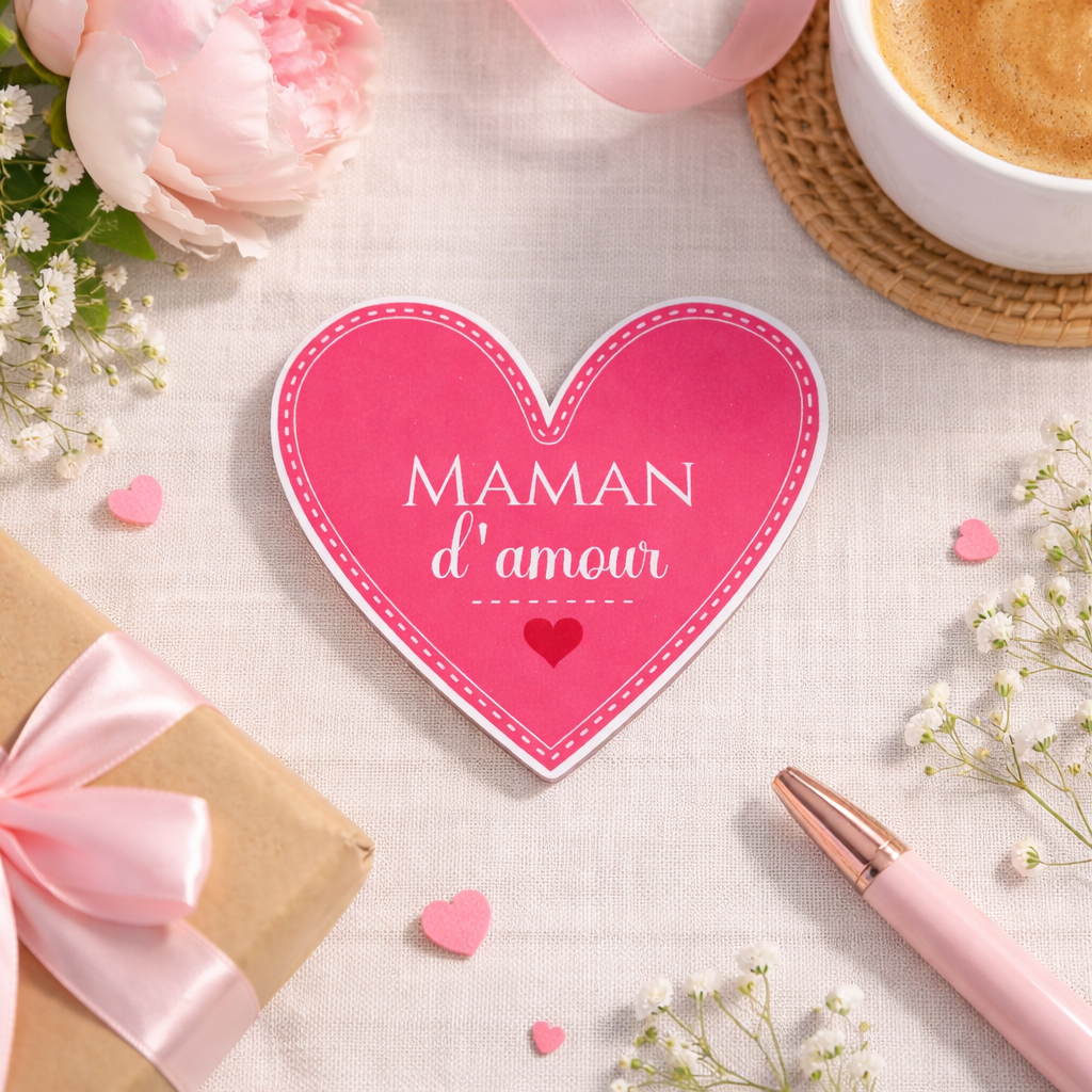 💗 MAGNET “MAMAN D’AMOUR”