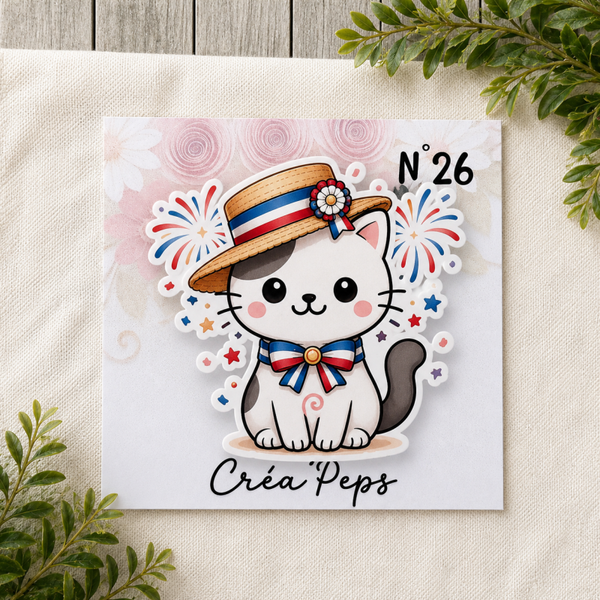 🐾 Créa’Peps n°26 – Vive le 14 Juillet 🇫🇷🎆