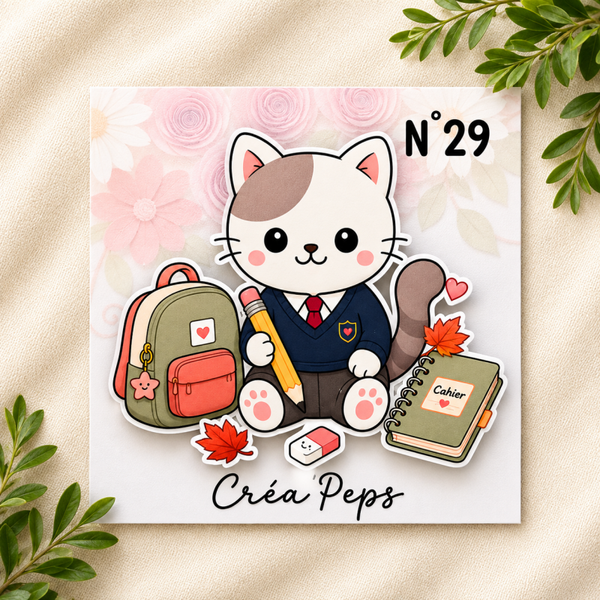 🐾 Créa’Peps n°29 – L’école est de retour ! 🎒✏️🍂