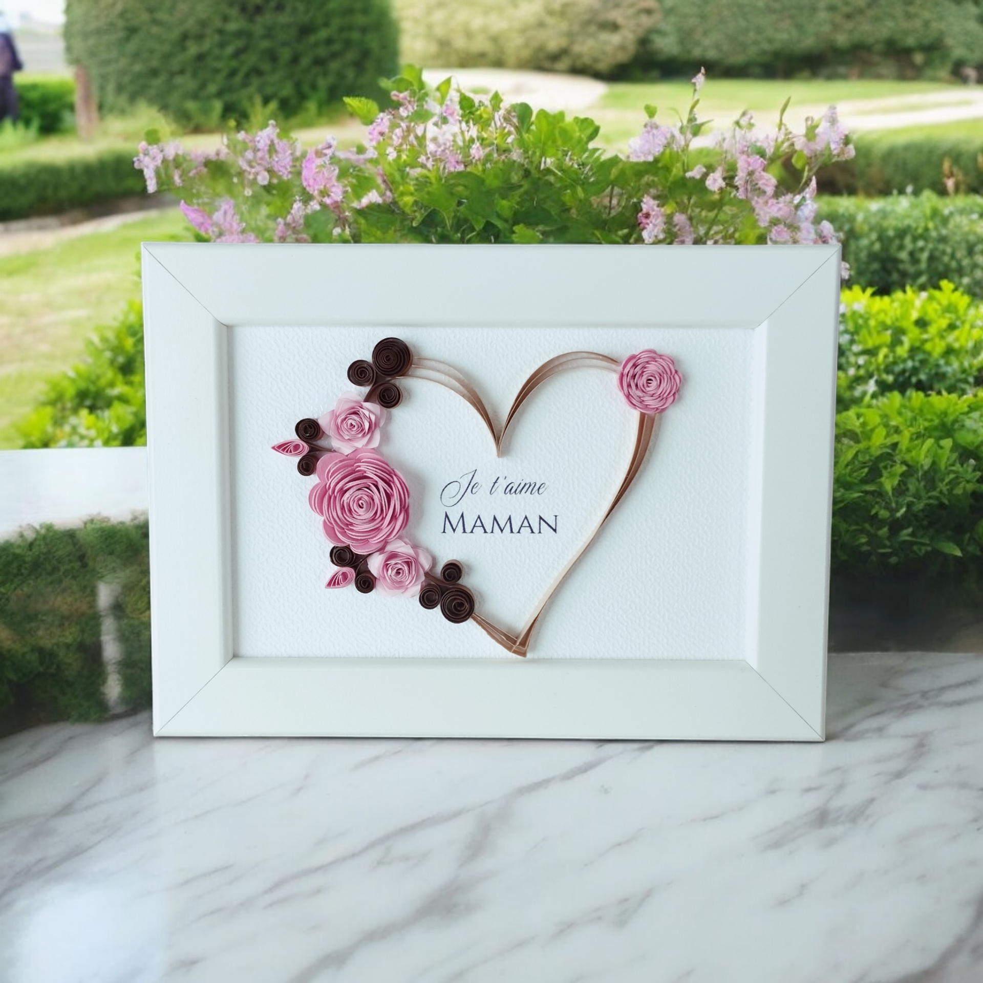 Cœur Floral pour Maman -