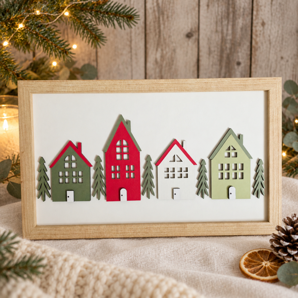 Village d’hiver en bois – Collection Hiver Cocooning