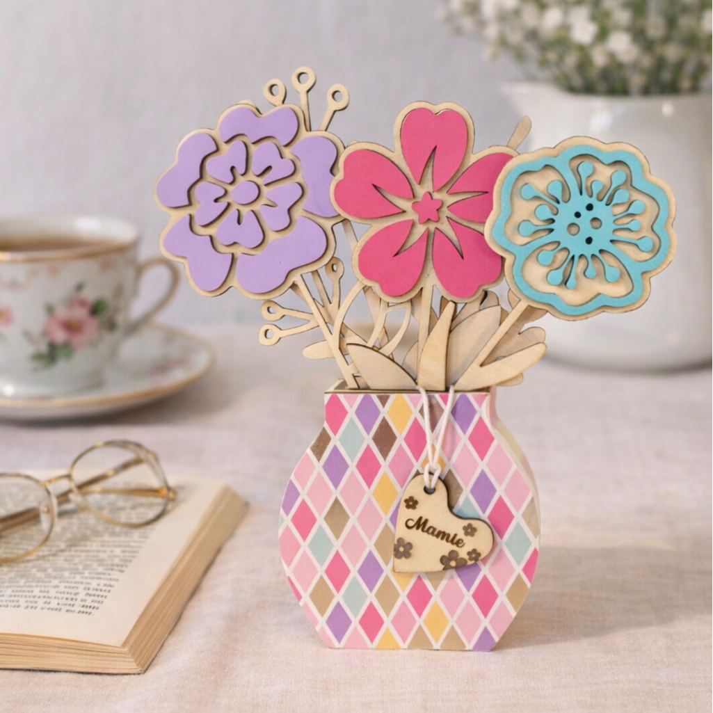 Vase fleuri « Bouquet Color Pop » – Collection Color Pop