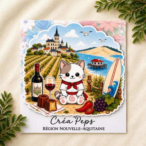 🐾 Créa’Peps Région Nouvelle-Aquitaine 🌊🍇🏄