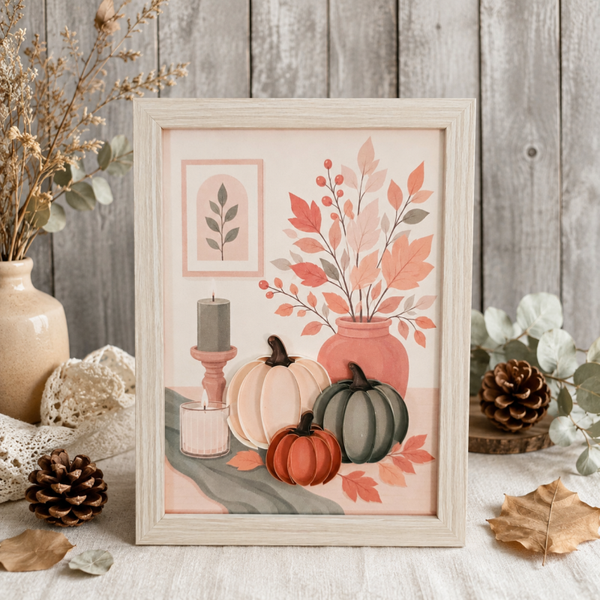 Cadre Citrouilles – Collection Douceur d’automne