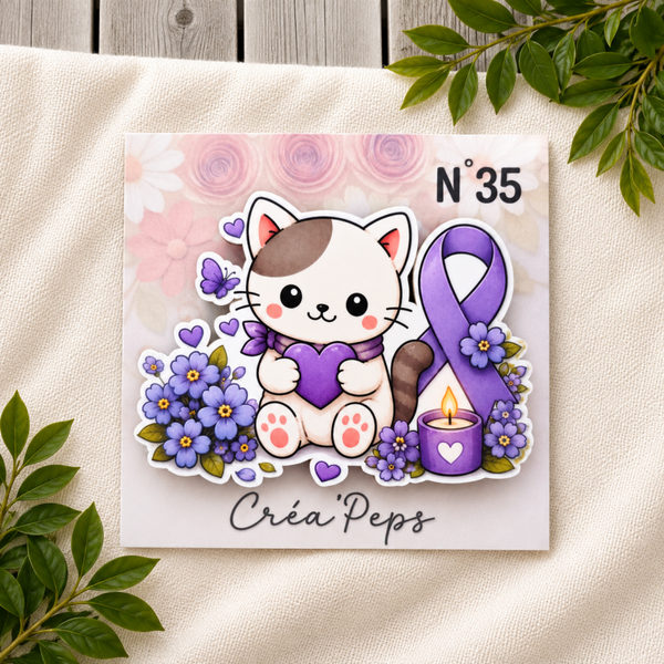 🐾 Créa’Peps n°35 – Souvenirs du cœur 💜🦋