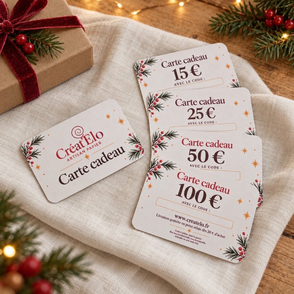 La carte cadeau physique Créat’Élo