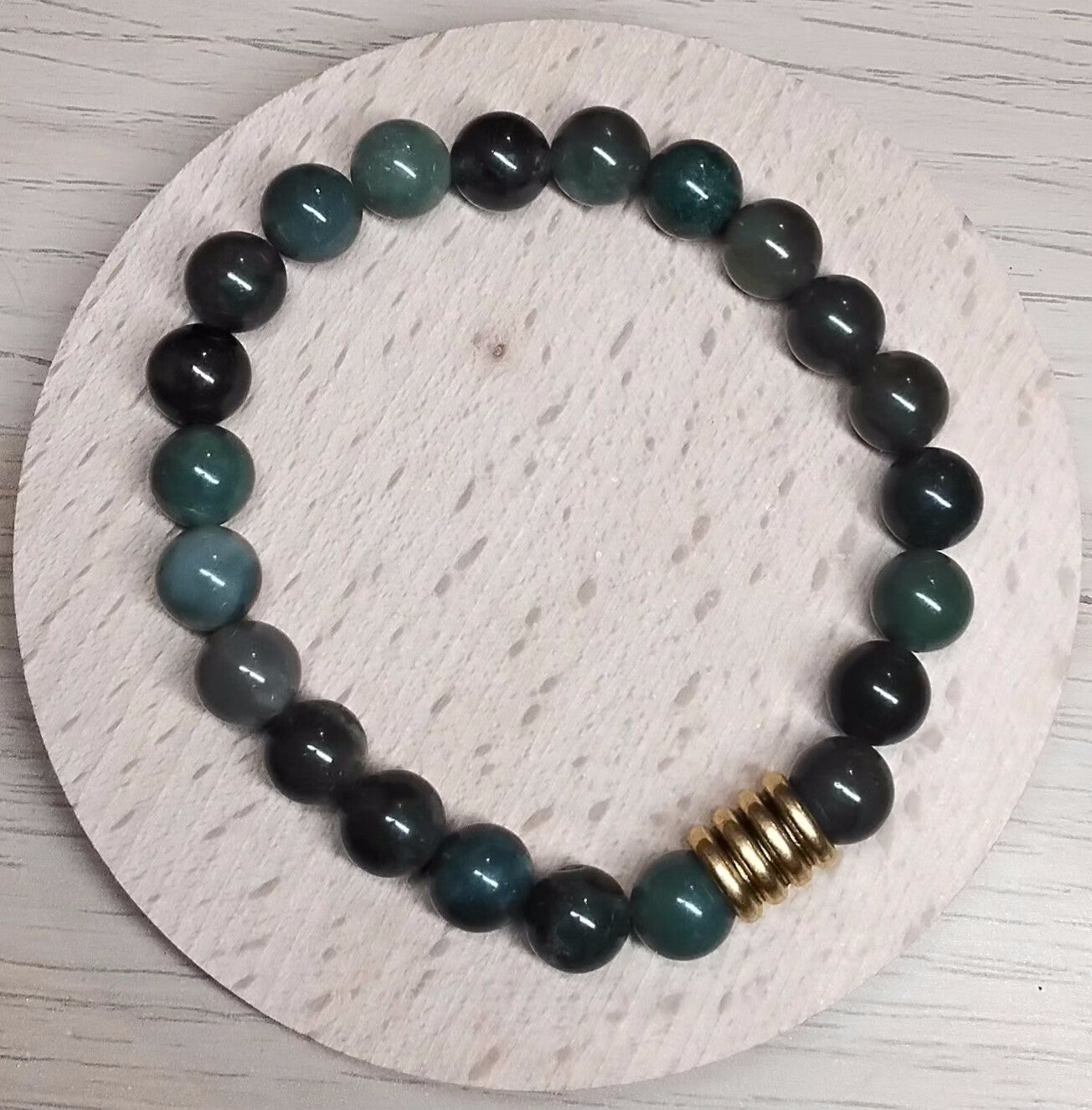 Bracelet en Agate mousse