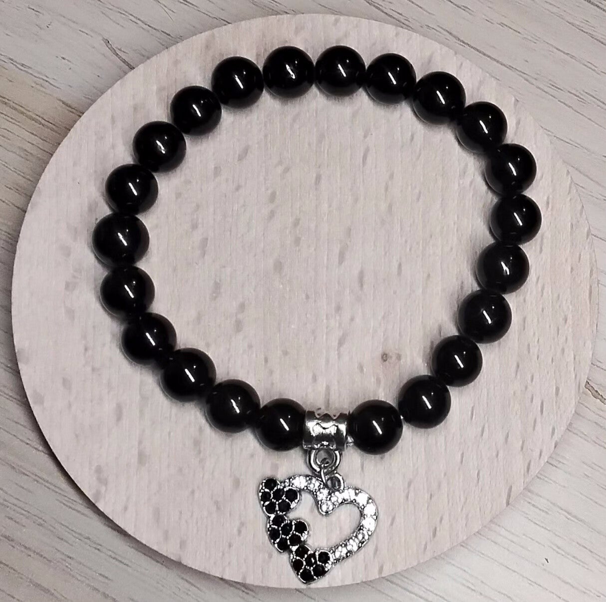 Bracelet en Tourmaline noire