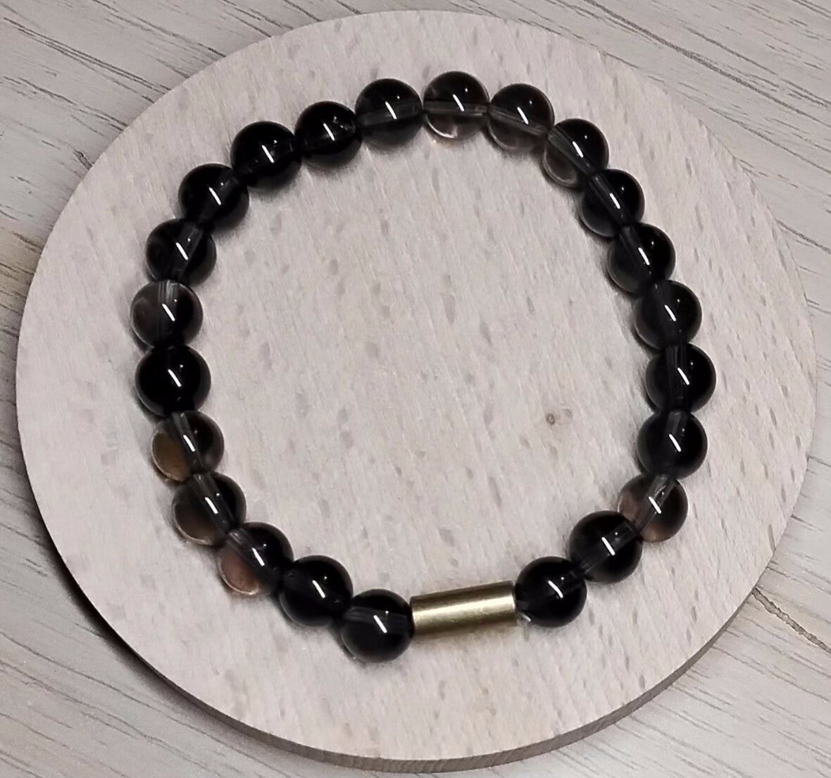Bracelet en Quartz fumé