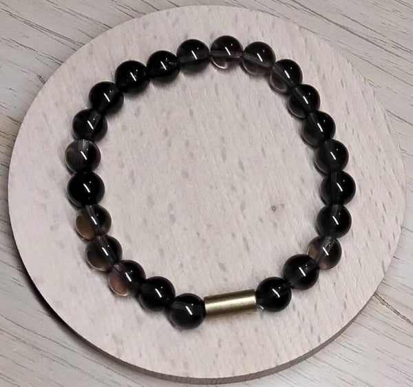 Bracelet en Quartz fumé