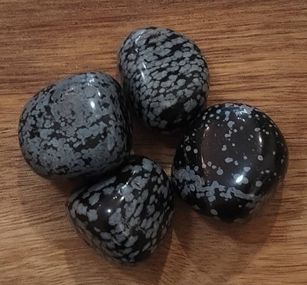 Obsidienne Flocons de neige