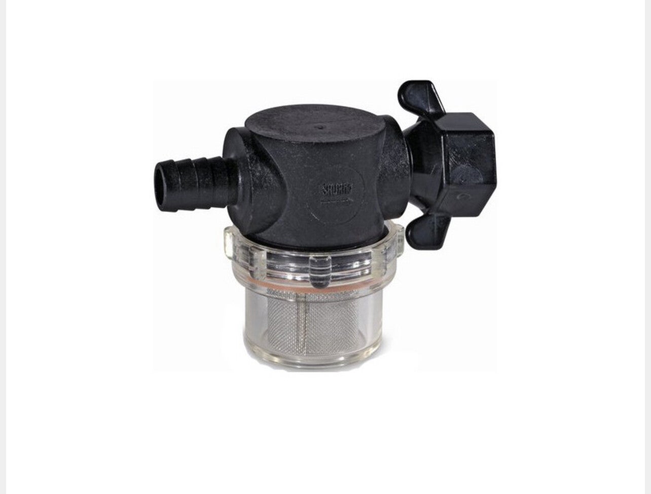 Shurflo Wing-Nut Strainer with 1/2" Hose Barb