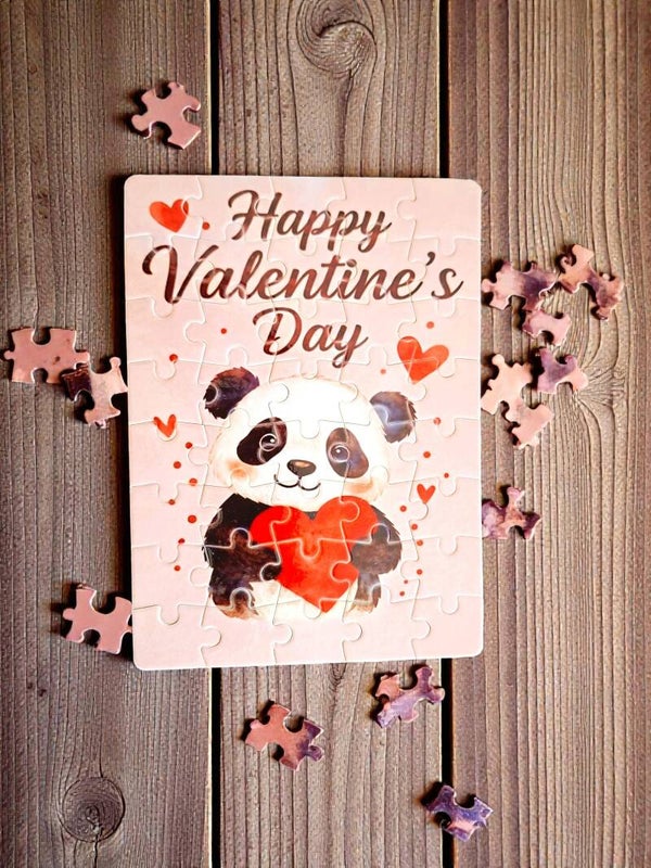 VALENTIJNSPUZZEL PANDA