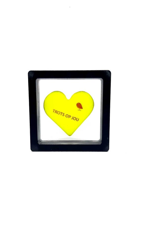 GLAS HARTJE TROTS OP JOU