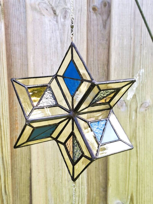Glazen Wind Spinner-Handgemaakt-Kleurrijk-Tuin en Balkon