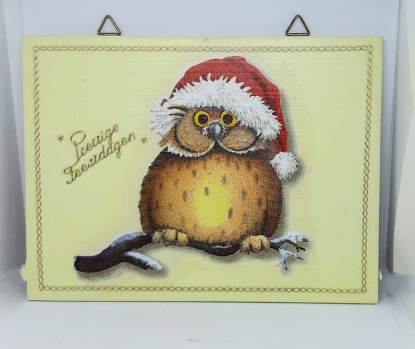 WANDBORD LEISTEEN KERST UILTJE