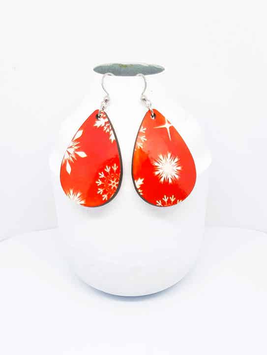 SUBLIMATIE OORBELLEN KERSTROOD