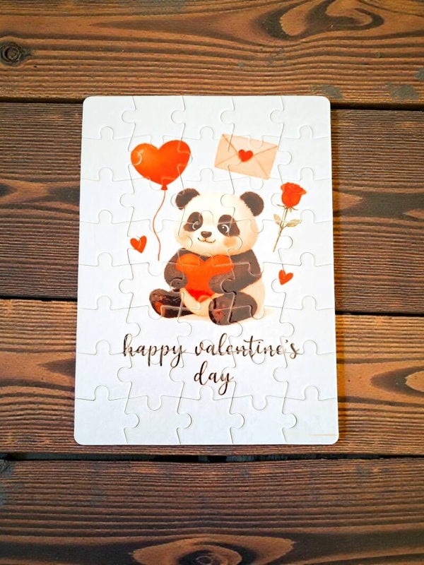 VALENTIJNSDAG PUZZEL PANDA2