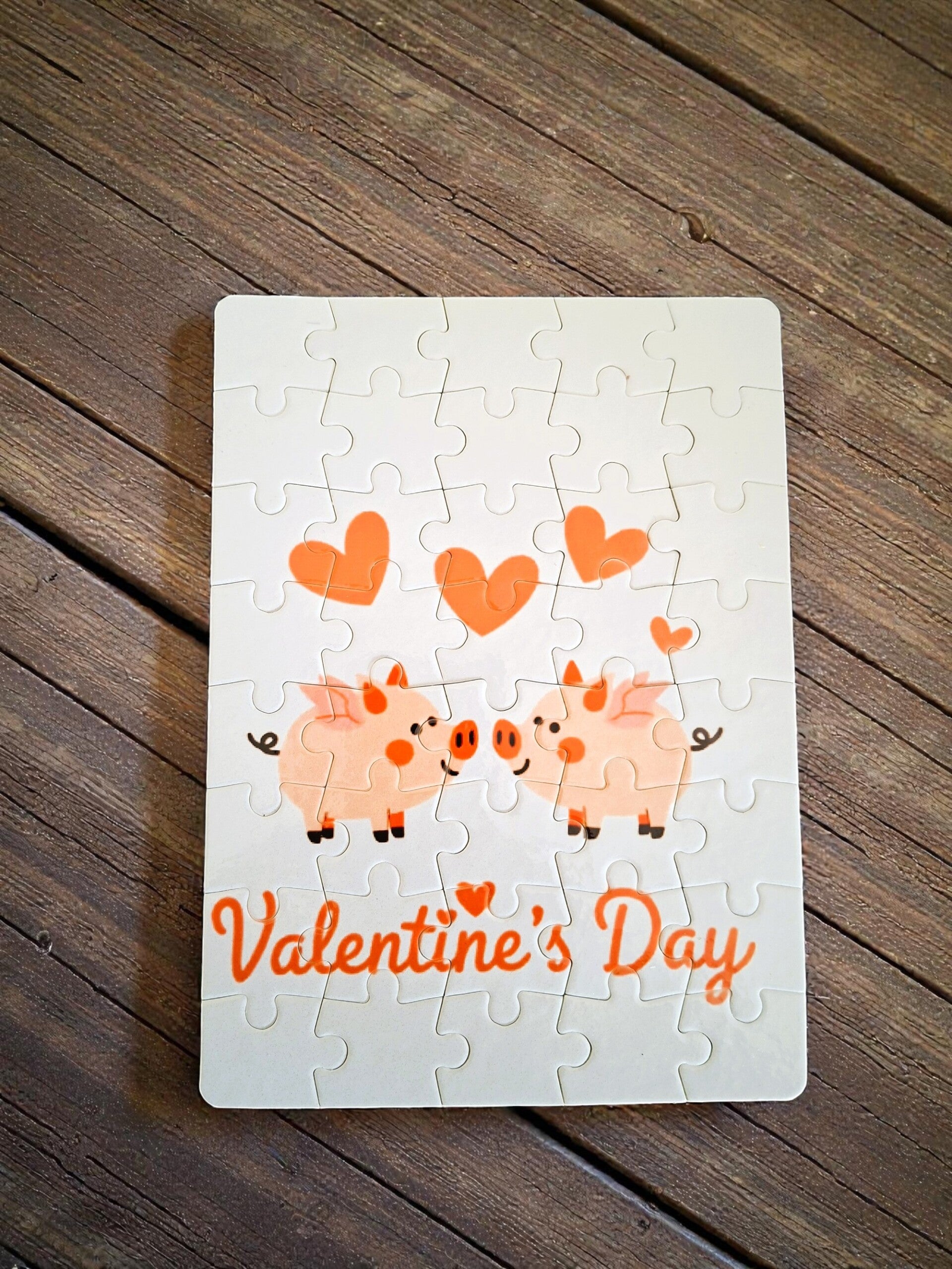 VALENTIJNSDAG PUZZEL VARKENTJES